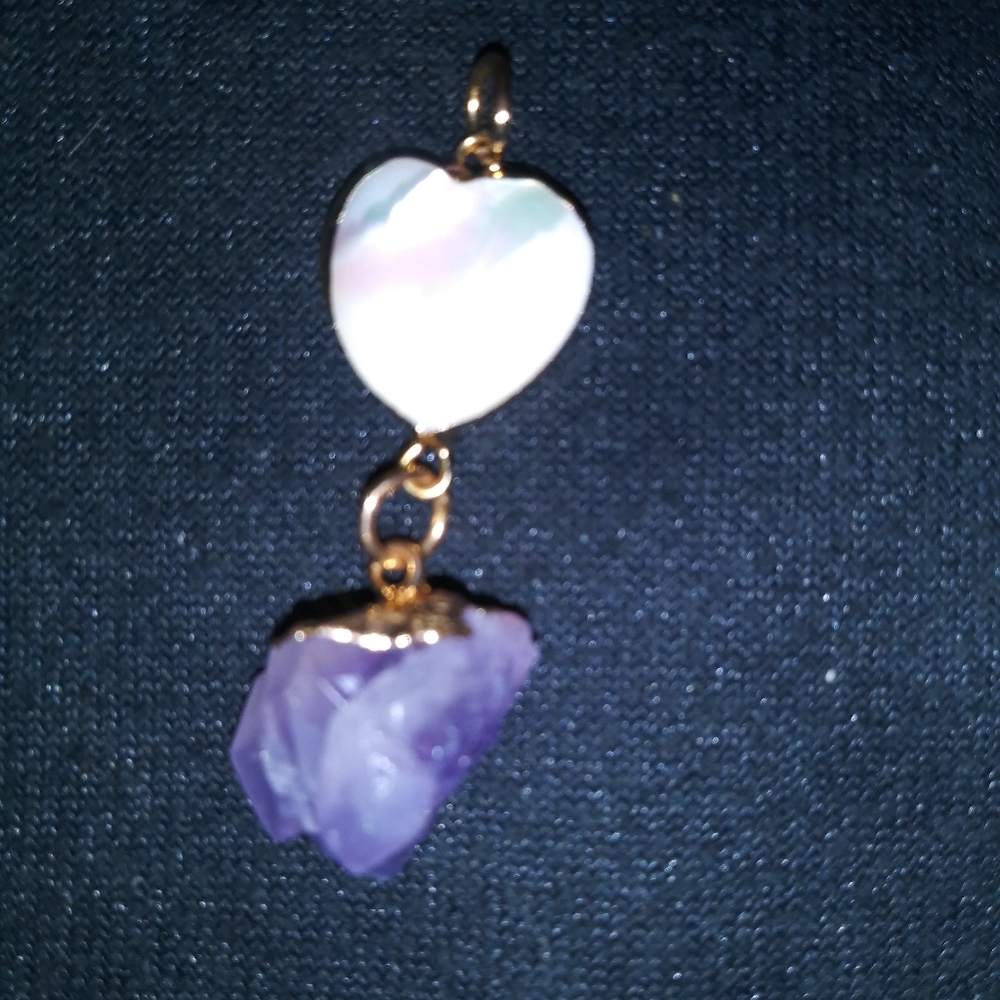Amethis opal pendant